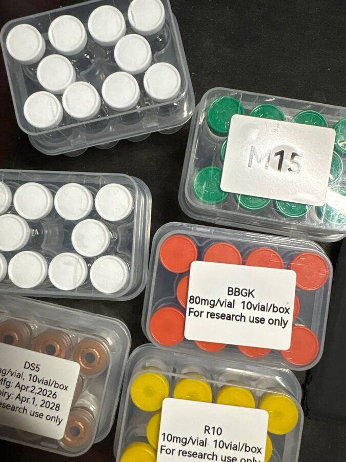 A buyer's landed BBA Peptides order