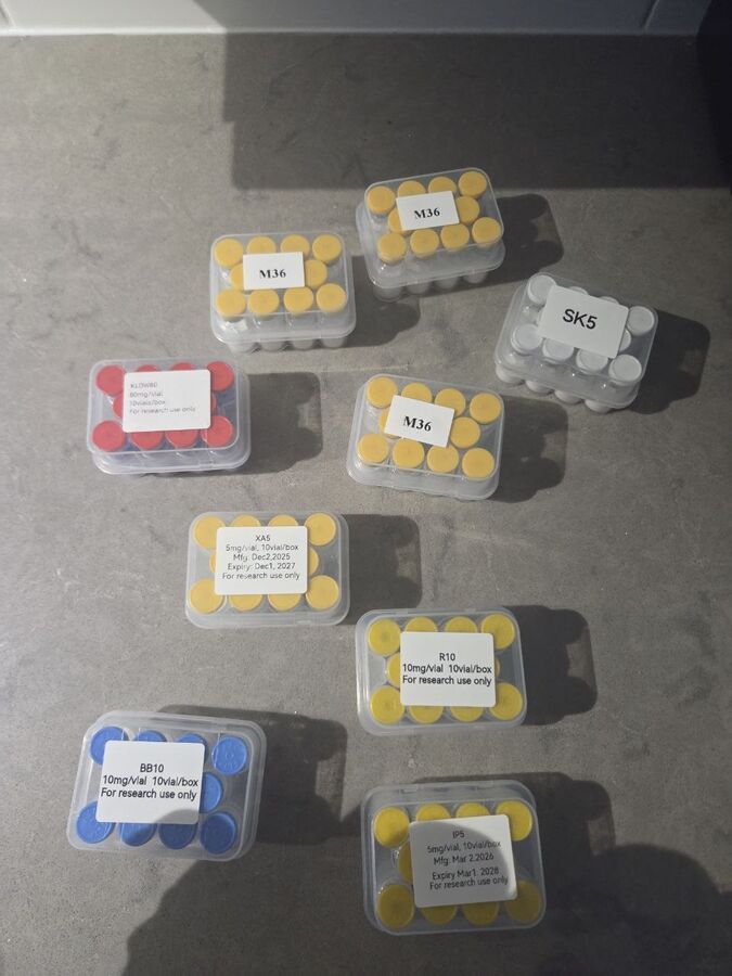 A buyer's landed BBA Peptides order